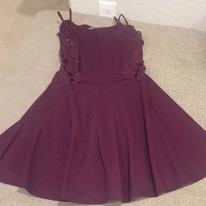 Free People purple mini dress